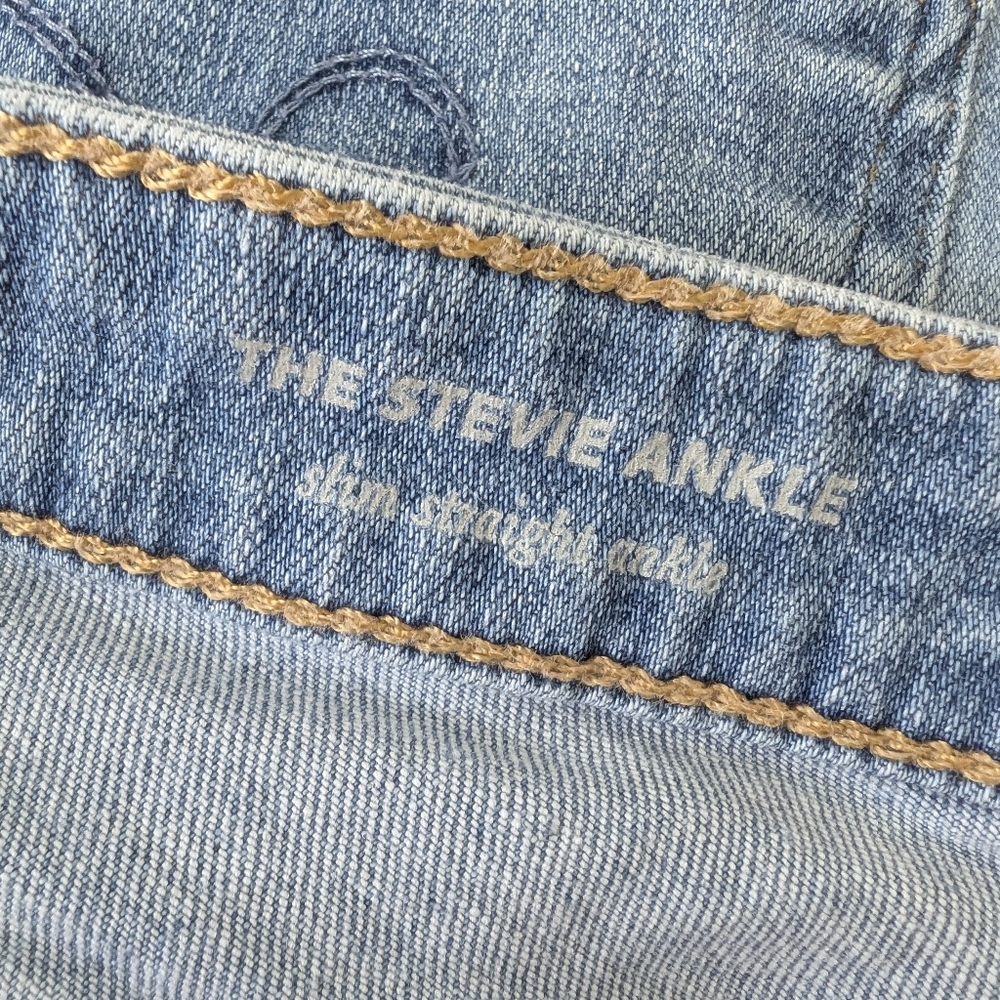 AG Adriano Goldschmied The Stevie Ankle Slim Straight Ankle Jeans Size 27 US 4 - Picture 9 of 12